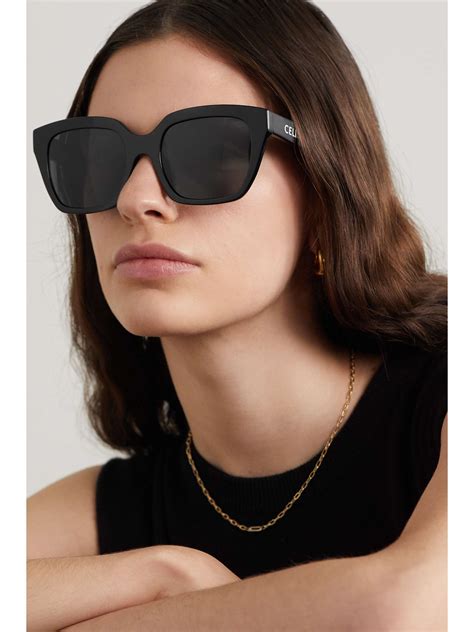 celine classic black sunglasses|oversized celine sunglasses.